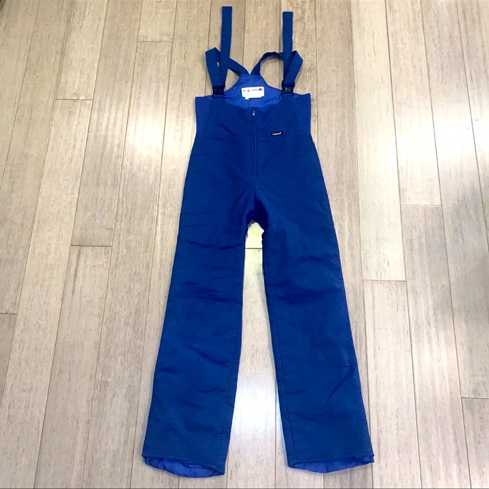 Vintage 70s 80s FUSALP Ski Bib Pants Snow Suit Apres Women’s 12